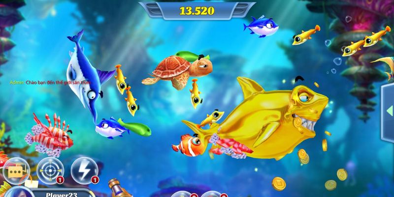 Các loại vật phẩm có trong game bắn cá tại Go88